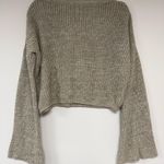 Charlotte Russe  Crop Beige Knit Sweater Photo 1