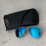 Ray-Ban Blue Mirrored Aviators Photo 2