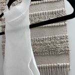 ZARA white ribbed halter top Photo 4