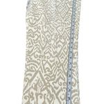 Chico's printed crop jeans mirrored damask print tan white size 15 Photo 2