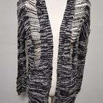 BKE black marled shredded cardigan size xs Photo 2