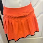 Nike Court Pleated Tennis Skirt Skort Coral Pink Black Medium Dri-FIT Photo 6
