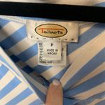 Talbots Blue White Stripe Stretch Crop Top Vintage Y2K Small Photo 7