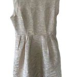 She + Sky NWT Zoey Metallic Gold Bow Back Pleated Cocktail Shift Dress M Size undefined Photo 0