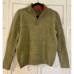 Club room lambs wool Forrest green quarter zip sweater m Green Size M Photo 1