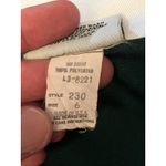 Crest Careers Dress Womens 6 Navy White Zip Front Short Sleeve Uniform Made USA Blue Photo 10