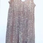 Shero Ellis Rose Gold Midi Dress Size M Photo 0
