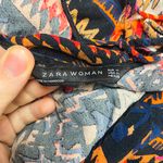 ZARA Tribal Print Open Back Slit Maxi Dress Photo 7