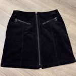 Blue Rain Black Corduroy Skirt Photo 0