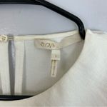 Maje White Short Sleeve Ruffle Blouse/Top Size Small Photo 5