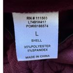 Chic Off Shoulder Wide Leg Jumpsuit Burgundy Size L Polyester Spandex Purple Size L Photo 2