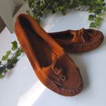Minnetonka 402 Kitty Hardsole Brown Leather Moccasin Photo 0