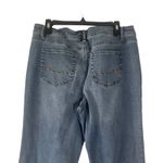 Maurice's Y2k Women's Size 14 Blue Long Mid Rise Straight Jeans Photo 4