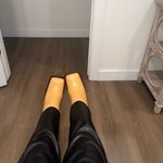 ASOS  DESIGN Rochelle Premium Leather Platform Heeled Camel Boots Made Spain Sz 6 Photo 12