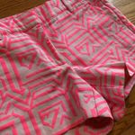 J.Crew  neon hot pink tiki shorts size 0 Photo 2