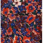 Veronica Beard  Silk Chilton Floral Tie Back Blouse Berry Multi Size 2 NWT Photo 6