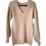 Tularosa Revolve Wool Alpaca Blend Bubble Sleeve V Neck Sweater Dress Photo 0