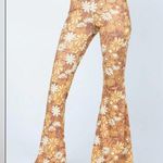 Princess Polly Retro Floral Flare Bell Bottom Pants Photo 0