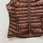 Bernardo goose down brown metallic puffer vest  Size medium Photo 2