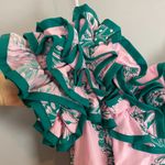 Vintage NWT Hawaiian Dress‎ Deadstock Off The Shoulder Lauren Michele Lrg Ruffle Pink Size L Photo 9