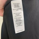 frame denim NEW Frame Twisted-Front Black Shantung Midi Dress Women's Size Small Photo 8