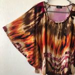 SHANNON FORD NEW YORK Womens Dolman Sleeve Top Size Medium Embellished Front Photo 3