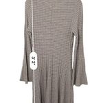 A Beautiful Soul Women's Neutral With Black Fit Flare Dress Bell Sleeve Size X Photo 3