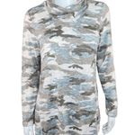 Susan Graver Weekend Regular Neutral Camo Sweater Knit Cowl-Neck Tunic X-Small Photo 0