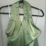 superdown  Sage Green Halter Top Photo 4