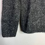 Gap  Boucle Sweater Size XS Black White Pullover‎ Crew Neck NWT Photo 4