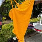 Wild Fable Vibrant Orange Bodysuit Photo 0