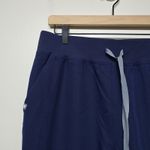 FIGS  Womens Alva Navy Blue Tapered Scrub‎ Pants Sz Large NWT Photo 1