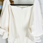 Houghton NYC By Katherine Polk Gamila Silk Wedding Dress Off Shoulder NWT Size 4 Photo 8