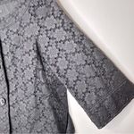 Lafayette 148 New York Black Lace‎ Floral Blazer Jacket Size 12 Photo 4