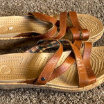 Crocs Women's Brown Strappy Wedge Sandals Photo 0