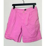 BOSS Pink Cotton Zip Up Relaxed Fit Taggie Shorts Size US 4 Photo 3