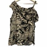 City Chic  Vacation Tropical Blouse Asymmetrical Top XXL Photo 3