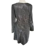 BB Dakota What's Your Shine Mini Dress in Gunmetal Medium Womens Cocktail Photo 5