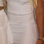 superdown White Strapless Dress Photo 0