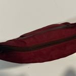 Stylish Red and Brown Crossbody Bag with Adjustable Strap Photo 5