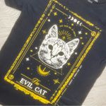 Hot Topic  Be Humane Cat Tarot short sleeve T-Shirt spooky witchy cotton shirt sm Photo 1