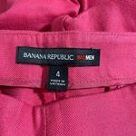 Banana Republic  Mad Men Pink Women's Cigarette Ankle Pants - Size 4 - Tapered Photo 2
