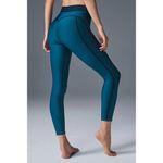 Alo Yoga  Airlift High-Waist 7/8 Line Up Legging Eclipse Blue M Photo 1