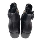 Cole Haan  Women’s Haidyn Black Leather Block Heel Ankle Booties Shoes size 6 Photo 6