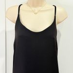 Smock Mohawk General Store Shift Midi Dress Black Size 2 Ruffle Hem Minimalist Photo 5