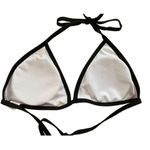 Nwot 2 Pc Padded String Bikini Set Swim Swimsuit Swimwear Stripes Boho Summer Bo Blue Size L Photo 6