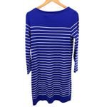 Vineyard Vines  Boatneck Simple Tee Dress Blue White Stripe Coastal Nautical NWT Photo 4