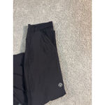 Lululemon  Inspire Mesh Black midrise cropped Legging Floral band waist womens 4‎ Photo 1