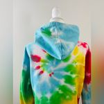 Ed Hardy Women’s  Skull Rose Tie Dye French Terry Cropped Hoodie Size M Photo 6
