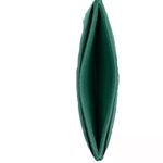 Coach Colored Denim Quilted Essential Card Case, Green Ivy Photo 13